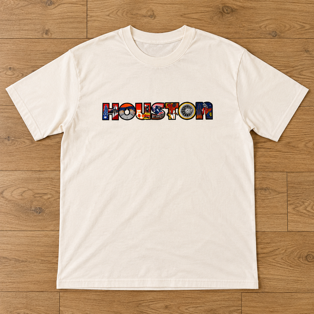 H-Town Heritage Graphic Tee – White